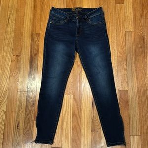 KIT FROM THE KLOTH WOMEN’S ANKLE ZIP BOTTOM SKINNY JEANS, SIZE: 4 CUT: 115129